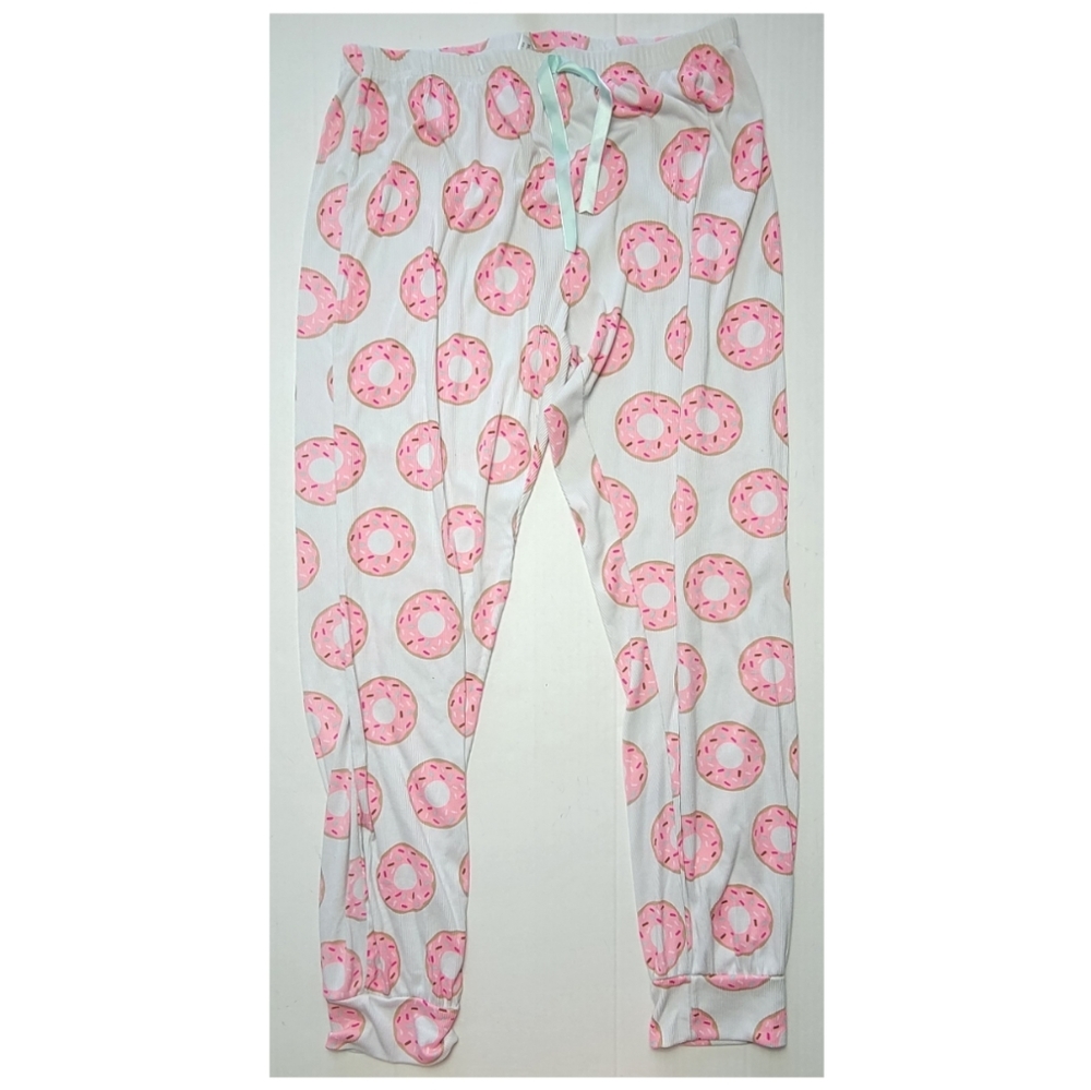 Donut Print Pajama Pants